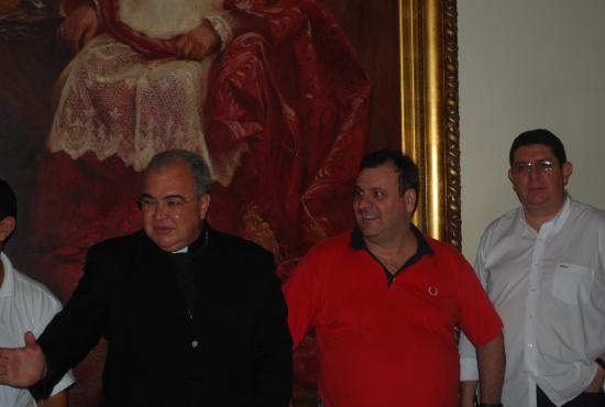 Cardeal recebe Procos Claretianos em sua residncia - 12.03.2014