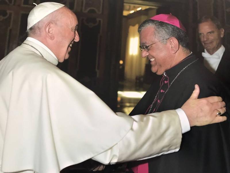 D. Argemiro encontra Papa Francisco