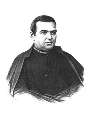 Antônio Claret, Sacerdote. Desenho de Ponciano Ross de 1894